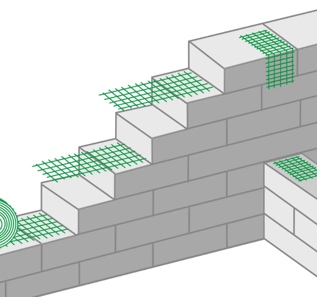 Как армировать стены из силикатных блоков