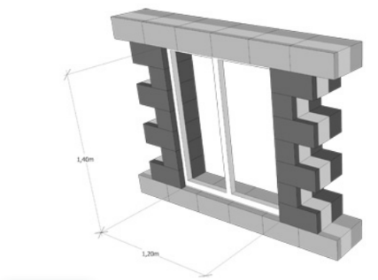 Как установить окна в стенах из полистиролбетонных блоков