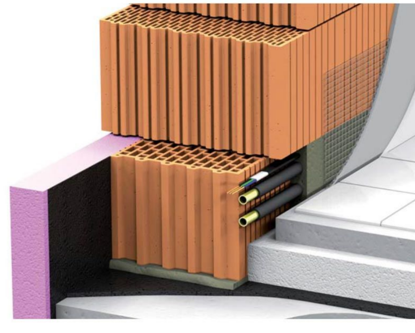 Как монтировать инженерные системы на стены из керамических блоков